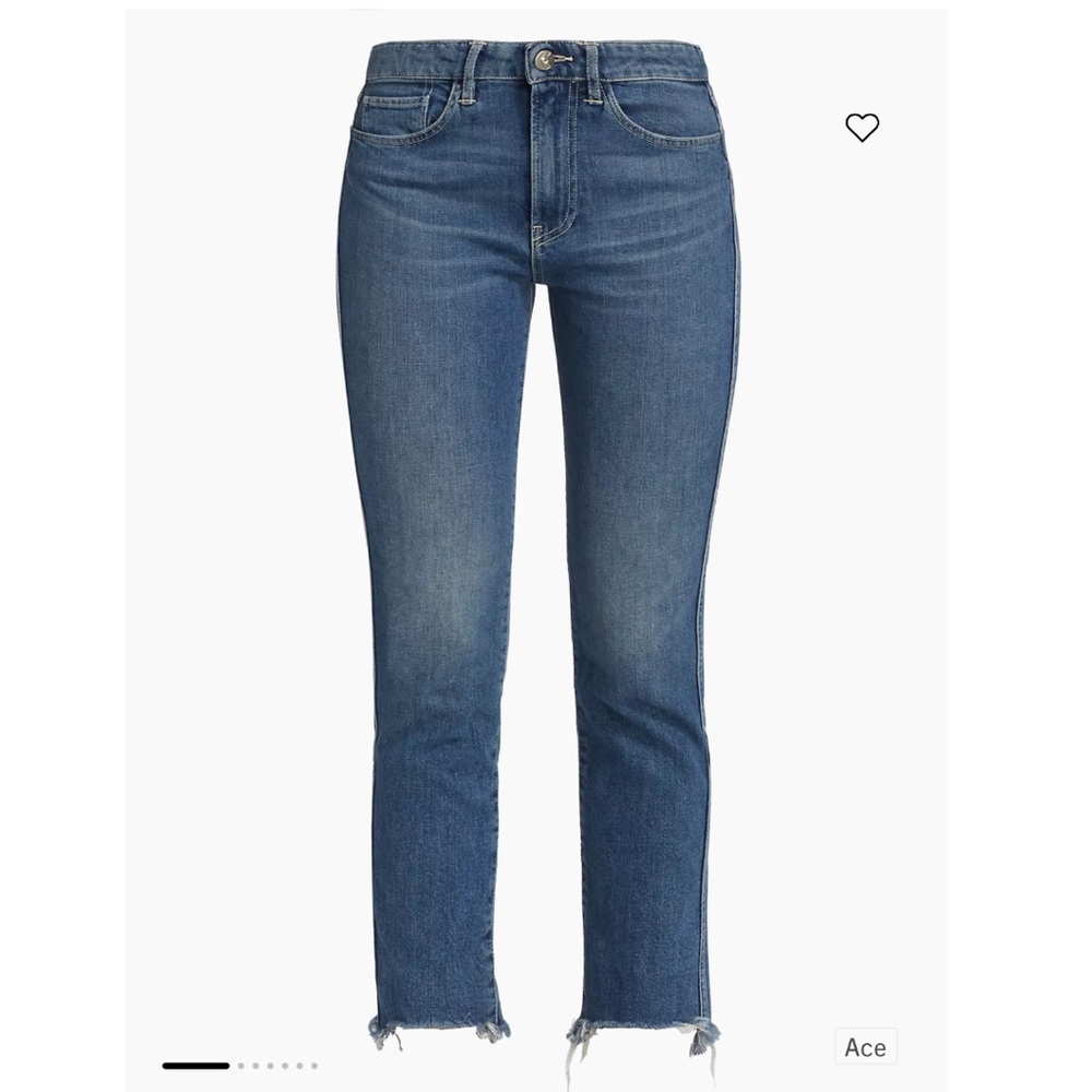 3x1 W3 Straight Authentic Cropped Jeans